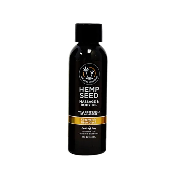 Hemp Seed Massage Oil - 2 Fl. Oz. - Dreamsicle