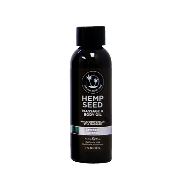 Hemp Seed Massage Oil - 2 Fl. Oz. - Lavender