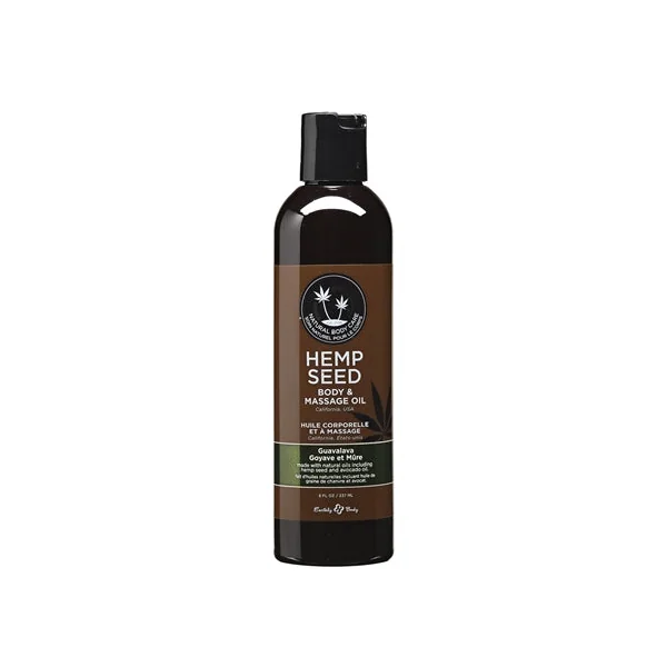 Hemp Seed Massage Oil - 8 Fl. Oz. - Guavalava
