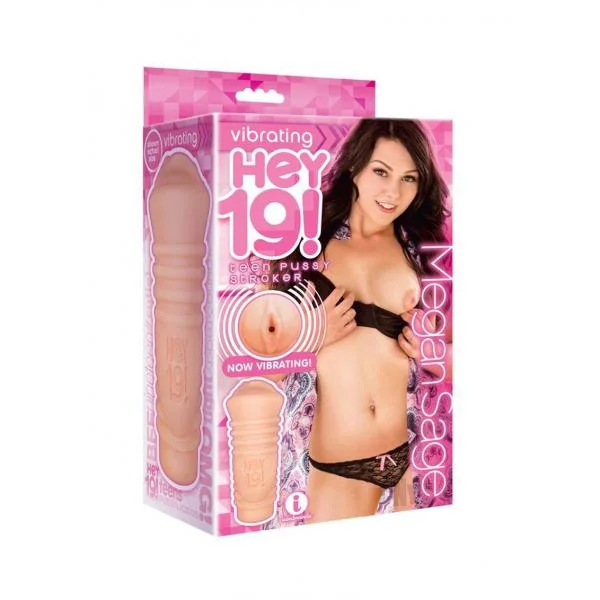 Hey 19 Vibrating Teen Pussy Stroker Megan Sage