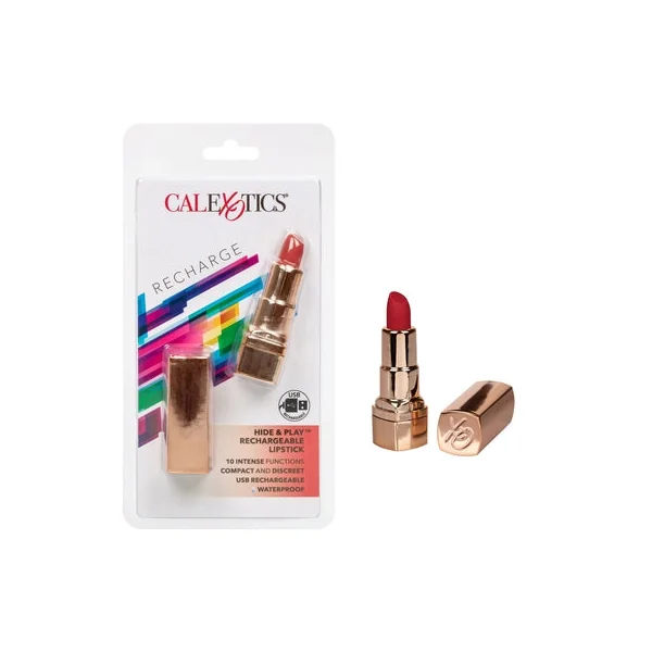 Hide and Play Lipstick Red Mini Massager