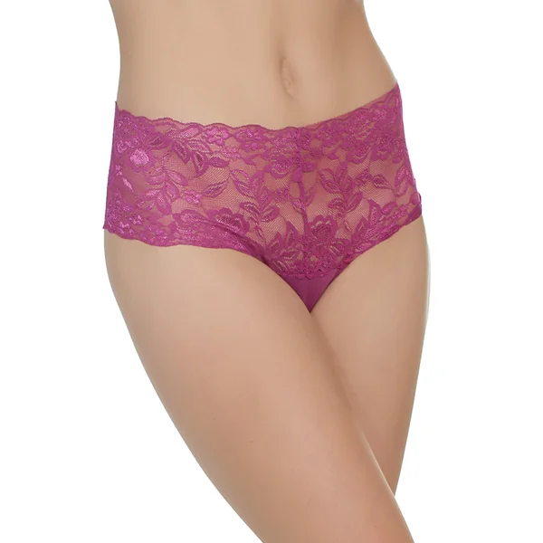 High Waisted Lace Thong