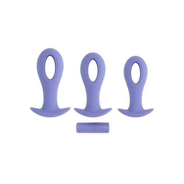 Hole Punch Rechargeable Silicone Plug Set – Purple