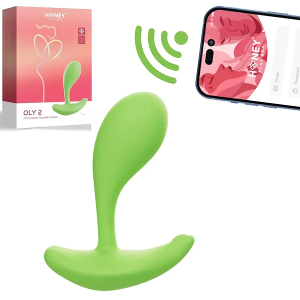 Honey Play Box Oly 2 Wearable Hands-Free App-Enabled Silicone Anal Vibrators