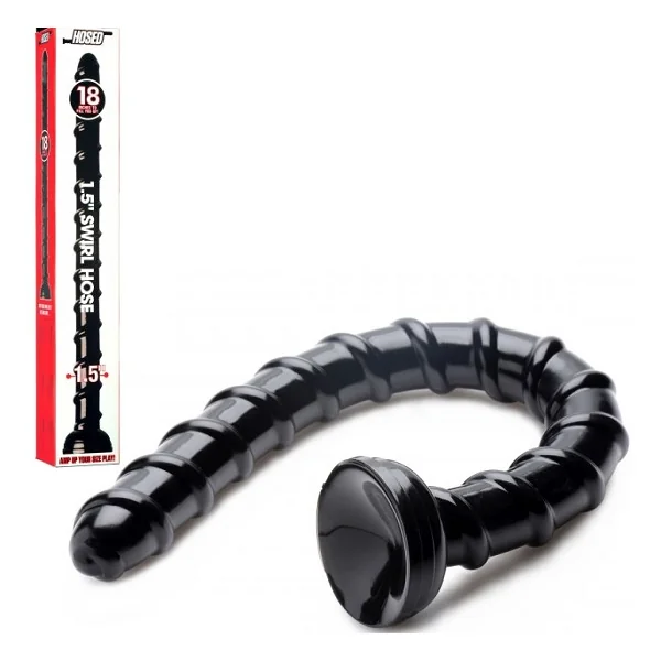 Hosed 18 Inch Swirl Anal Snake