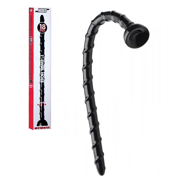 Hosed 18 Inch Swirl Thin Anal Snake