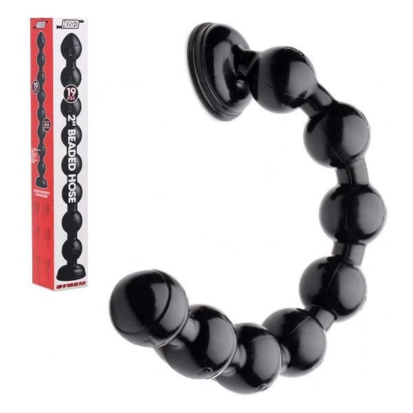 Hosed 19 Inch Beaded Thick Anal Snake