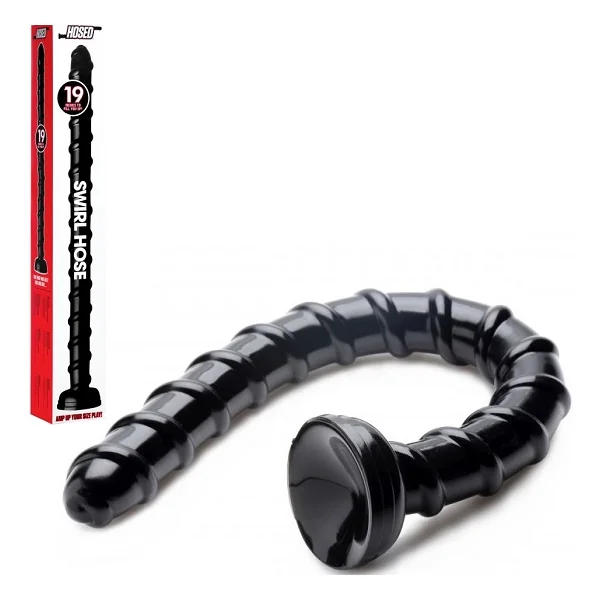 Hosed 19 Inch Swirl Anal Snake Dildo