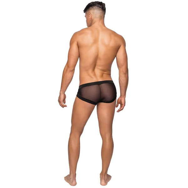 Hoser Stretch Mesh Micro Mini Short Black SM