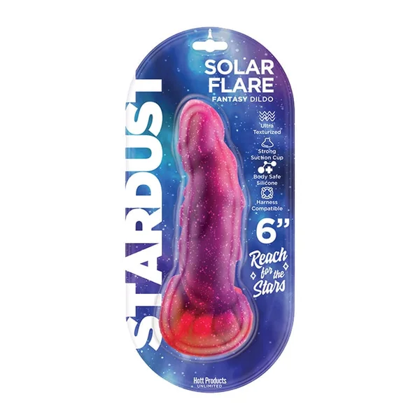 Hott Products Stardust Solar Flare Silicone Dildo