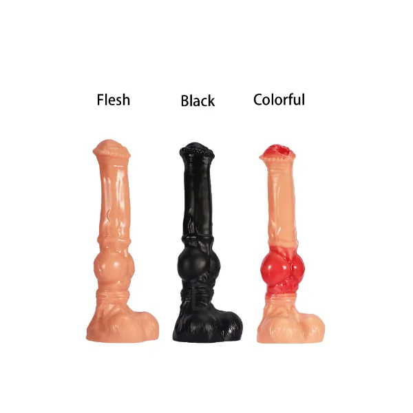 Huge Fantasy Horse Dildo With Big Knots