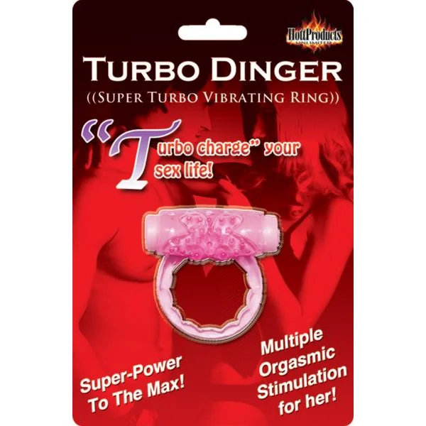 Humm Dinger Turbo Vibrating Cock Ring Pink