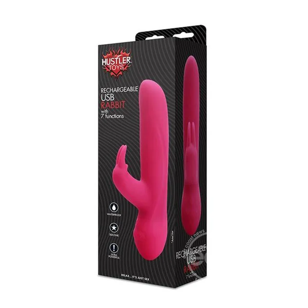 Hustler Toys Silicone Rabbit Vibrator