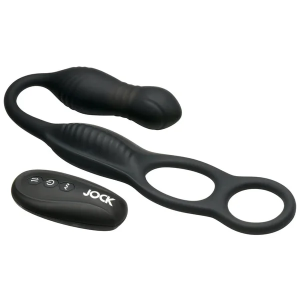 Hyper Thrusting and Vibrating Anal Plug with C-Ring