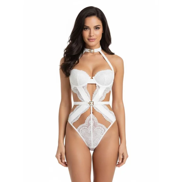 Ice Maiden Bodysuit : Ice White