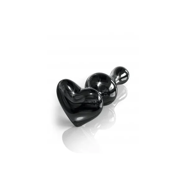 Icicles No. 74 – Beaded Heart-Shaped Glass Anal Plug