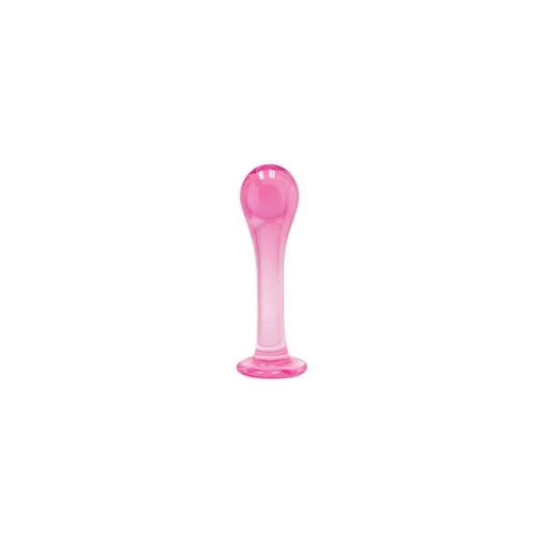 Icon Brands - First Glass Droplet Anal Plug - Pink