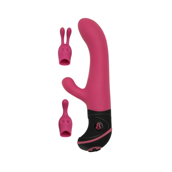 Icon Brands Trois 50X Silicone Vibrator Pink