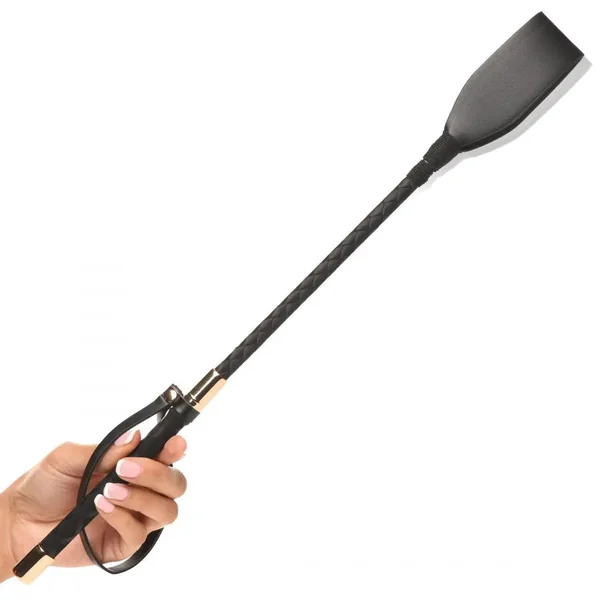 Impact Play Spanking Crop Stallion Riding Crop - 18 Inch