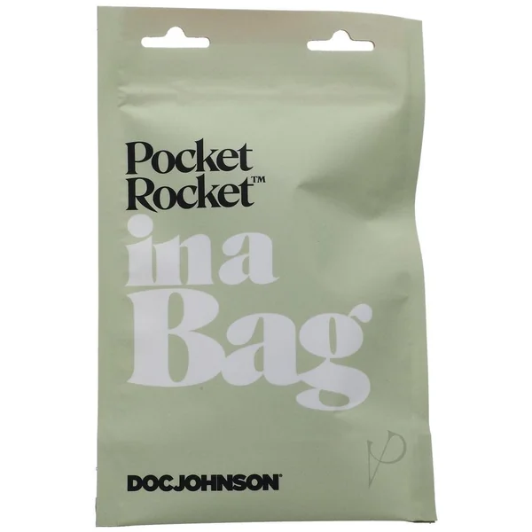 In a Bag Pocket Rocket Vibrator - Black