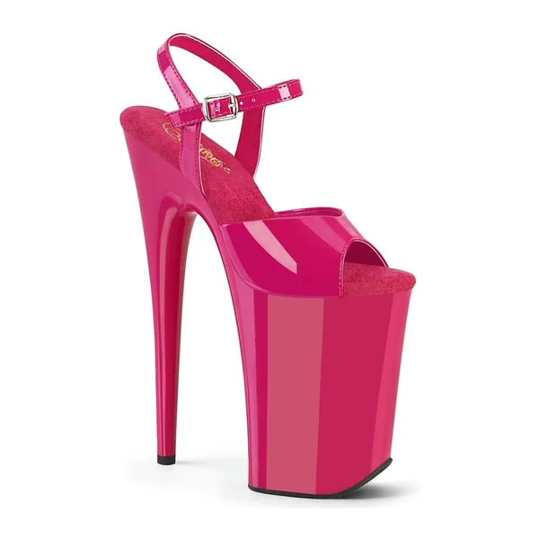 INFINITY-909 Fuchsia Patent Sandal