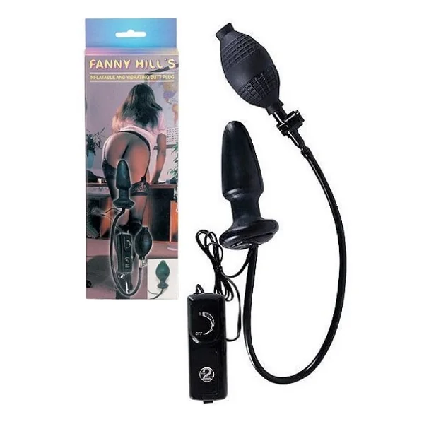 Inflatable and Vibrating Butt Plug