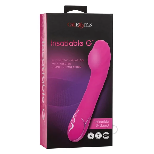 Insatiable G Inflatable Gspot Wand Vibrator Pink
