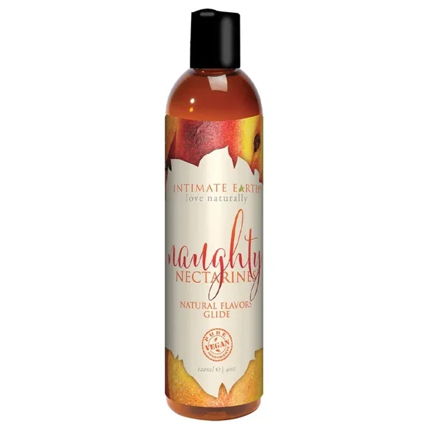 Intimate Earth Flavored Glide – Naughty Nectarines 4oz