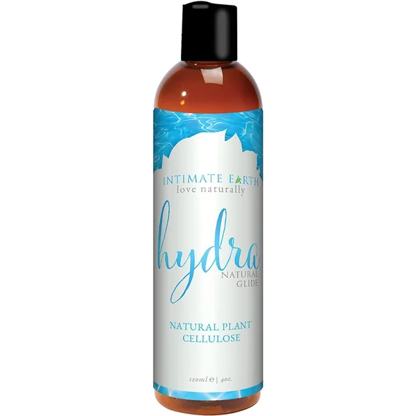 Intimate Earth Hydra Natural Glide Water Based Natural Plant Cellulose Lube 4 Ounce