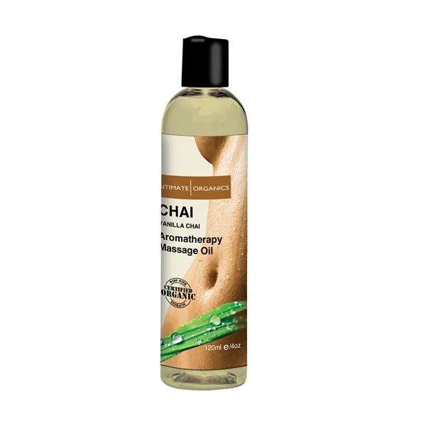 Intimate Organics Chai Aromatherapy Massage Oil Vanilla