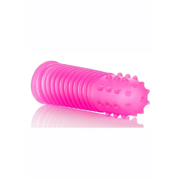 Intimate Play Finger Tingler Pink Textured Massager