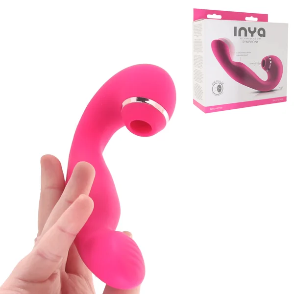 Inya Symphony Triple Stimulator Clitoral Sucking G Spot Vibrator