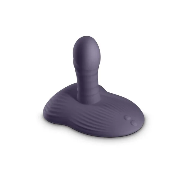 Inya Thrust and Grind Rechargeable Silicone Vibrator – Purple