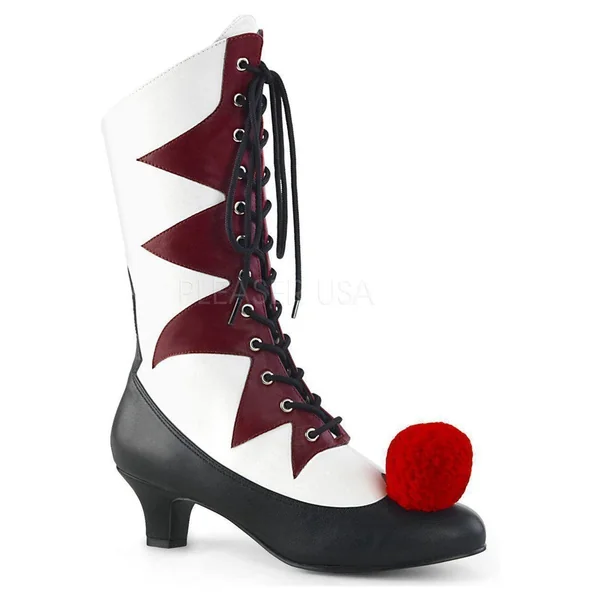 IT-120 Costume Knee Boot | White Faux Leather