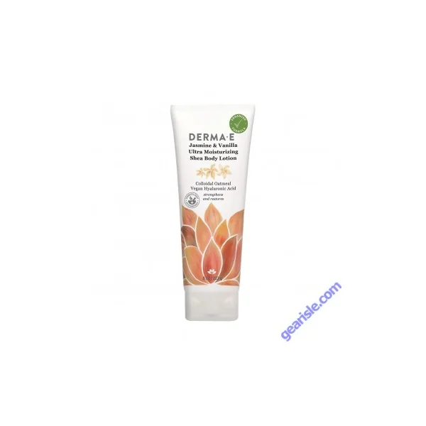 Jasmine Vanilla Ultra Moisturizing Shea Body Lotion 8 Oz Derma E