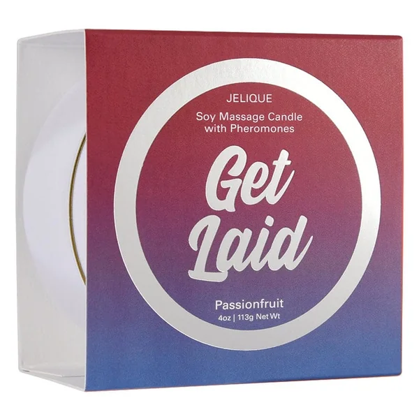 Jelique Get Laid Passion Fruit Massage Candle