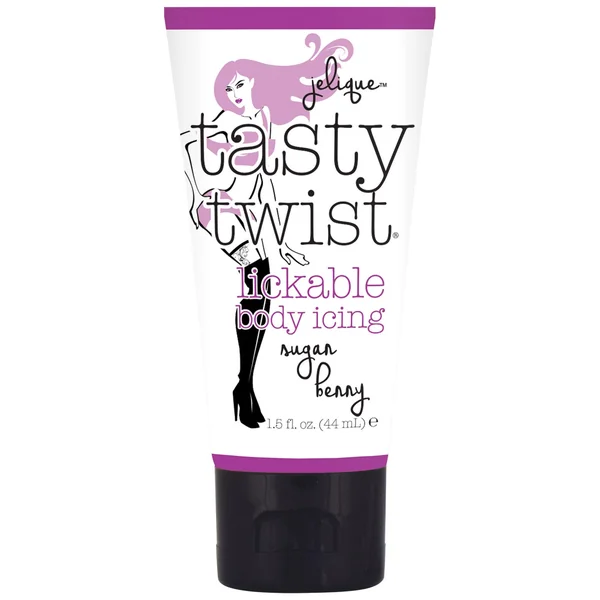 Jelique Tasty Twist Lickable Body Icing - 1.5 oz Sugar Berry