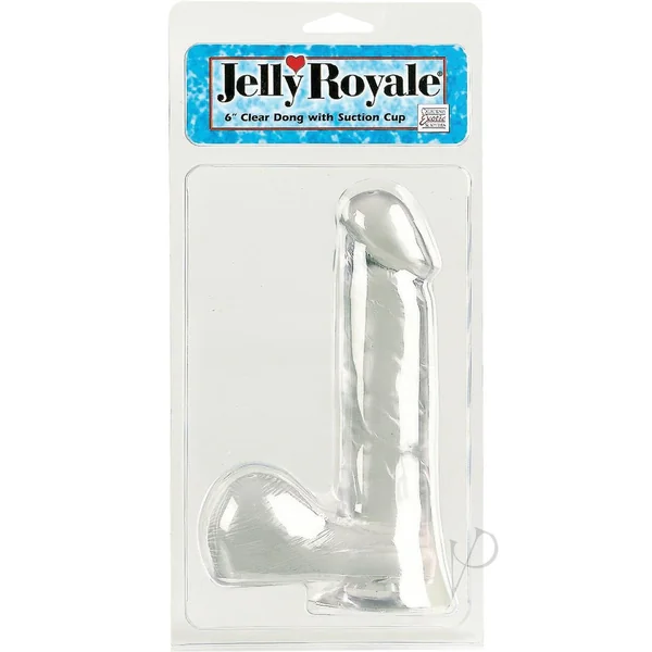 JELLY ROYALE DONG WITH SUCTION CUP CLEAR