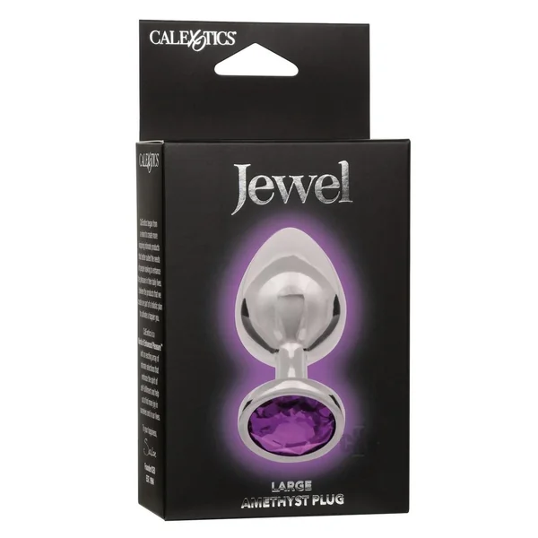 Jewel Large Amethyst Plug Purple
