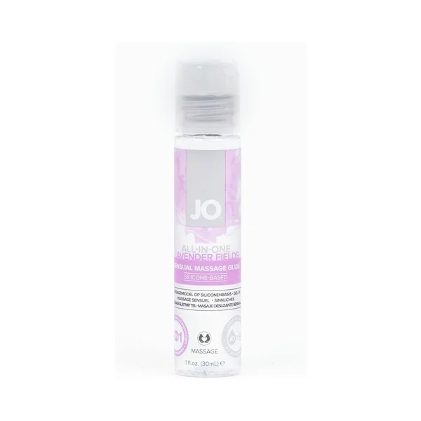 JO All-In-One Sensual Massage Glide Lavender 1 oz.