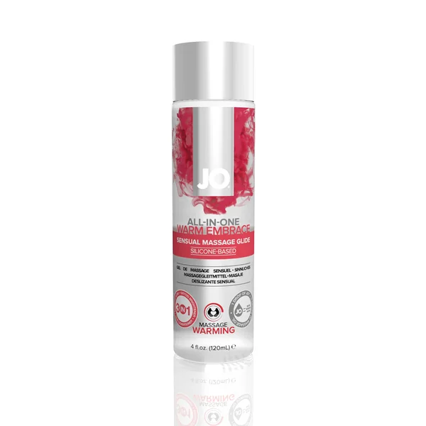 JO All-In-One Sensual Massage Glide Warming 4 oz.