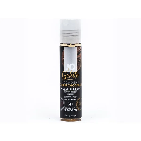 JO Gelato Decadent Double Chocolate Flavored Water-Based Lubricant 1 oz.