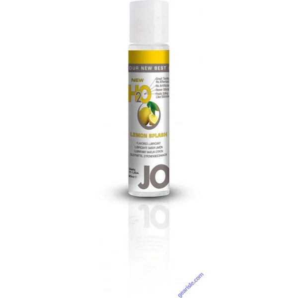 Jo H2O Lemon Splash Lubricant 1 fl.oz/ 30ml Travel Size
