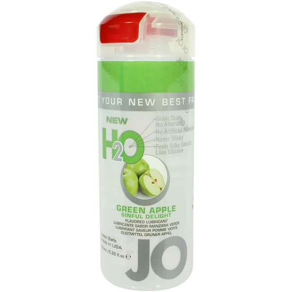 JO H2O Water Based Flavored Lubricant Green Apple 4oz