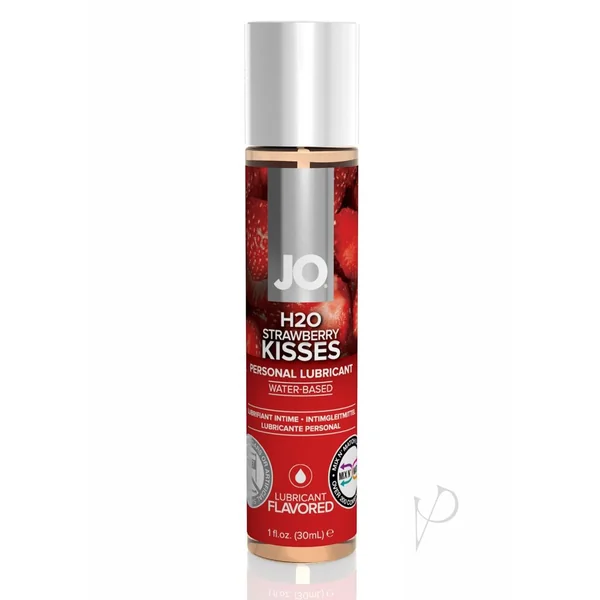 JO H2O Water Based Flavored Lubricant Strawberry Kisses 1oz
