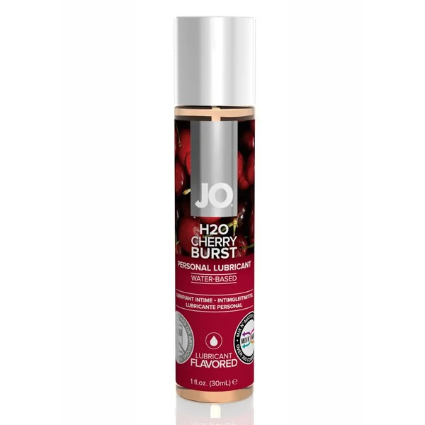 Jo H2O Water Based Personal Flavored Lubricant Cherry Burst 1 Ounce