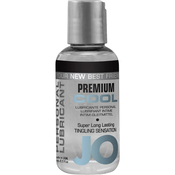 Jo Premium Cool Silicone Lubricant Tingling 2.5 Ounce