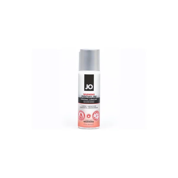 JO Premium Warming Silicone-Based Lubricant, 2 oz.