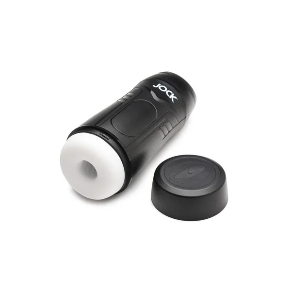 JOCK 9X Sucking & Vibrating Masturbator - White