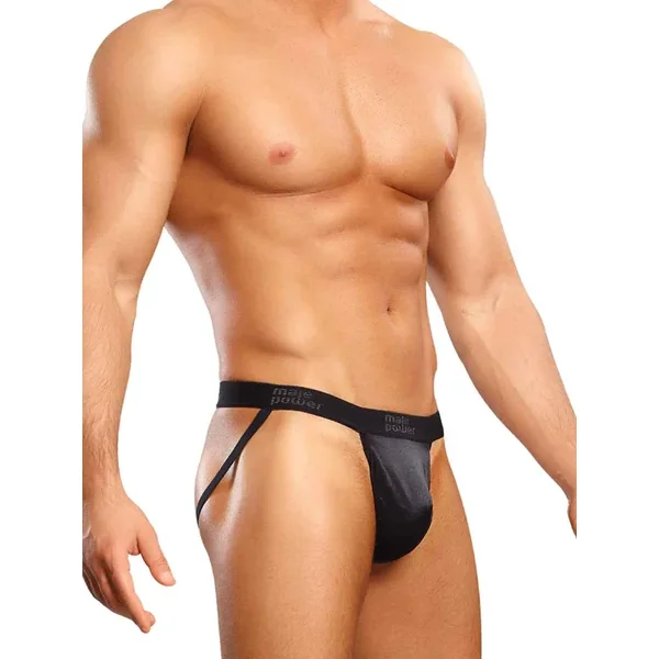 Jock Satin Lycra Black Small- Medium